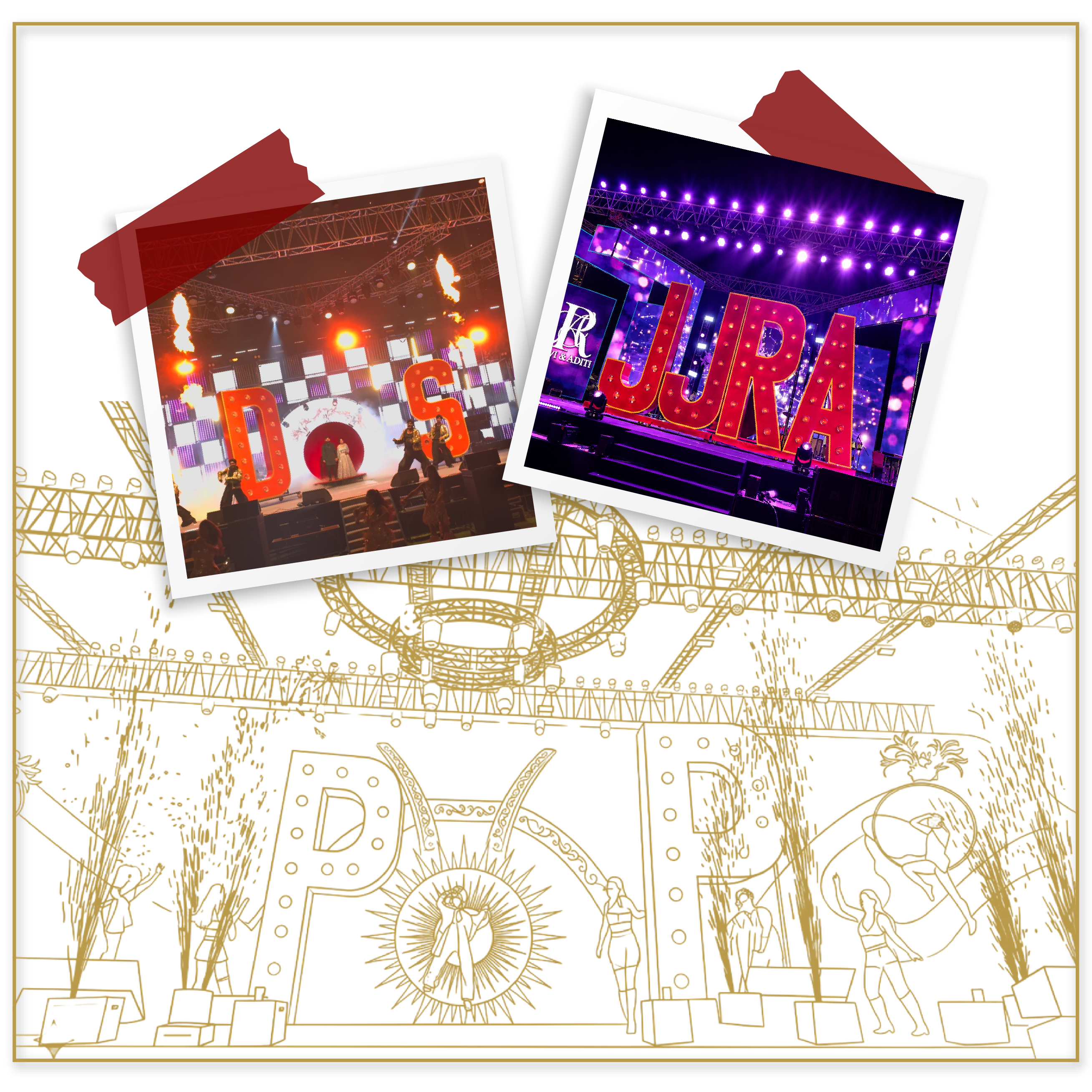 Fully Customized Sangeet Experiences
